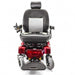 merits P-710 wheelchair in red front view 