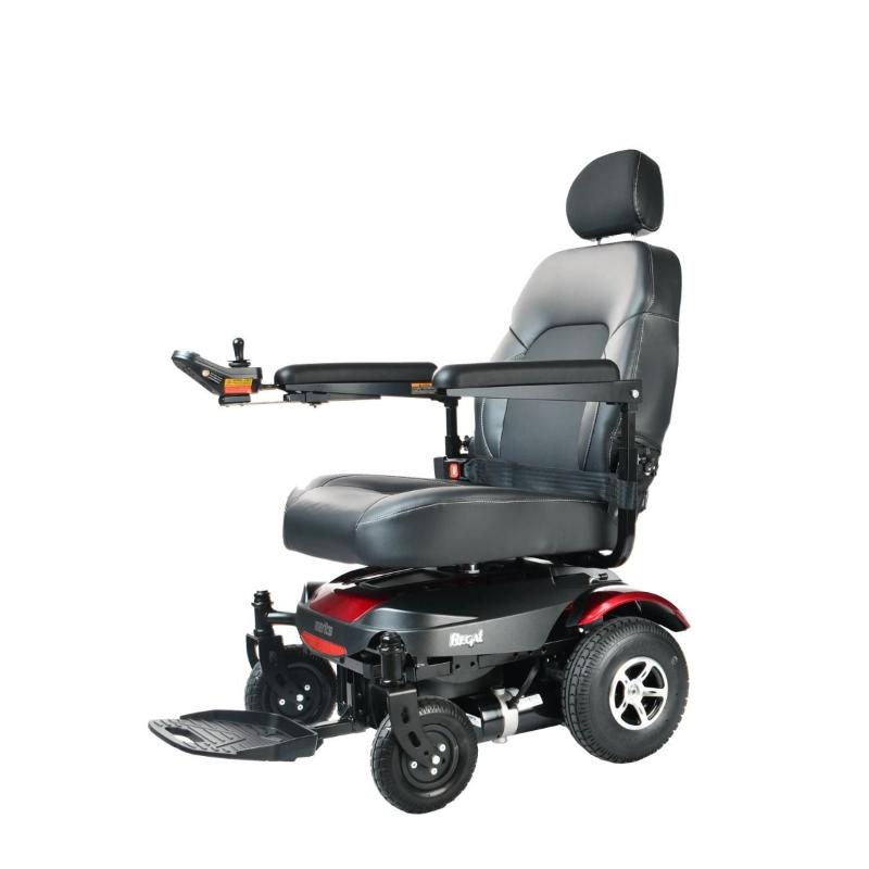 merits P310 Regal power wheelchair left view 
