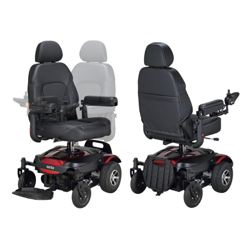 merits P312 wheelchair rotating chair 