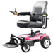 merits P321a wheelchair pink deluxe 