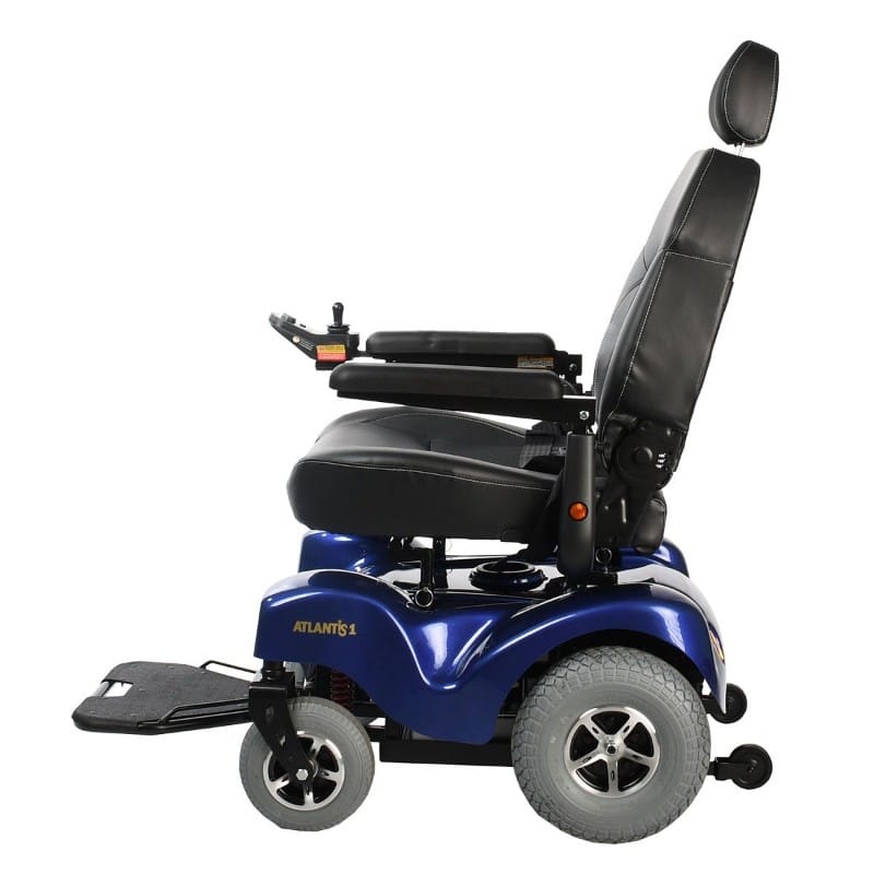 merits P710 Heavy Duty power chair in blue color 