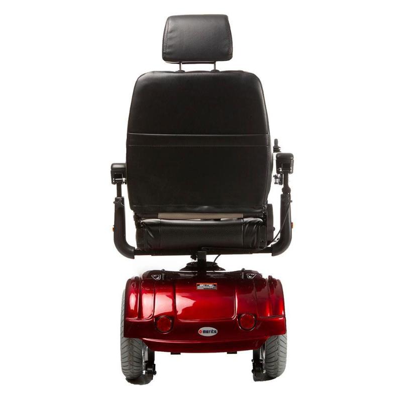 merits health p301 gemini power wheelchair rear view 