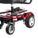 merits p321b Compact Electric Wheelchair Red Tires View