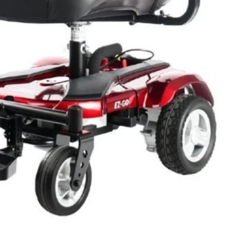 merits p321b Compact Electric Wheelchair Red Tires View