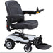 merits p321b power chair deluxe right side white