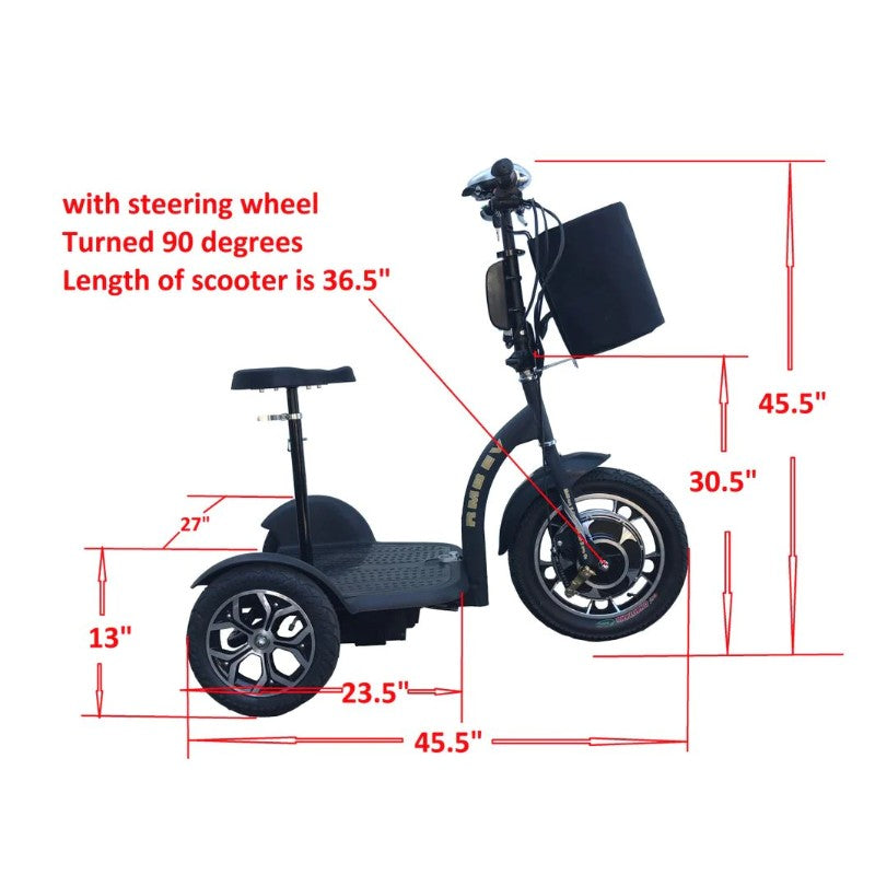 RMB Multi Point QR 3-Wheel Electric Folding Scooter