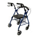 Karman R-4100 Low Seat  Rollator with Loop Brakes, Padded Seat, and Basket