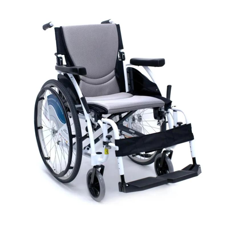 Karman S-ERGO 115 Ergonomic White Wheelchair 25 lbs