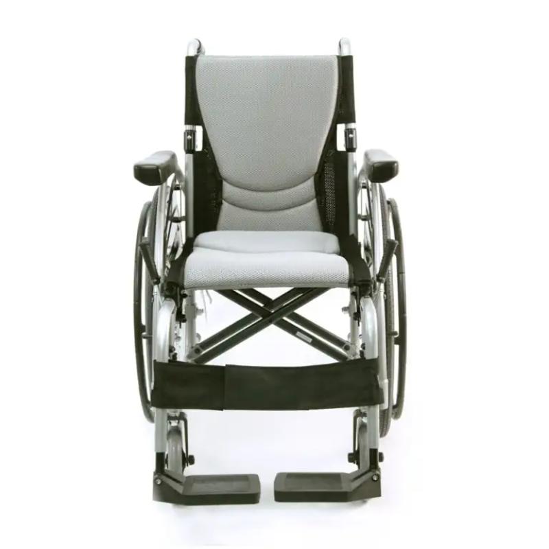 Karman S-ERGO 125 Ergonomic Wheelchair with Flip-Back Armrest and Swing Away