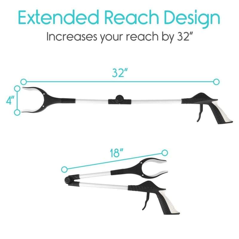 Vive Health Folding Reacher Grabber