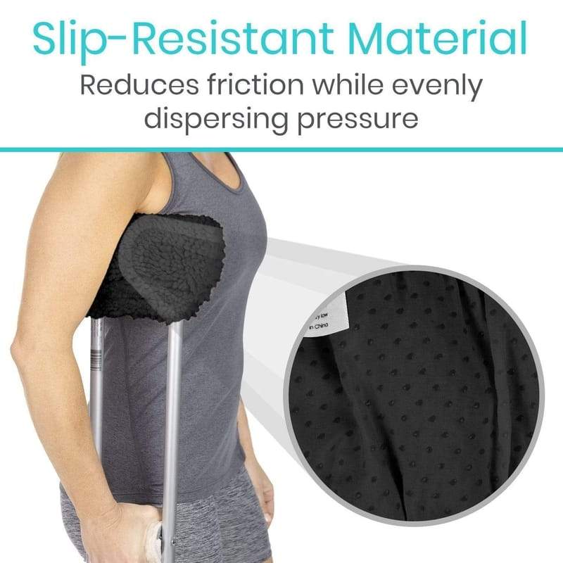 Vive Health Sheepskin Crutch Pads