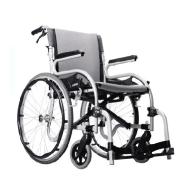 Karman Star 2 Stylish Light Weight Wheelchairs with Fixed Arm and Swing Away, 28 lbs