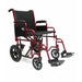 Karman T-920W Heavy Duty Transport Wheelchair with Removable Footrest and Armrest, 40 lbs