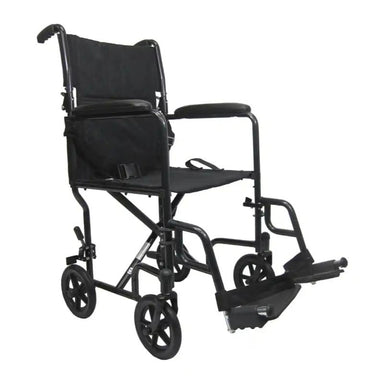 Karman LT-2017 Lightweight Transport Chair with Removable Footrest, 19 lbs.