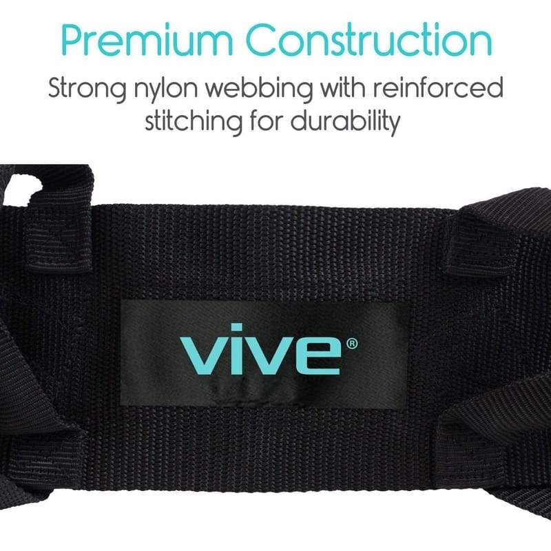 Vive Health Transfer Belt with Leg Straps