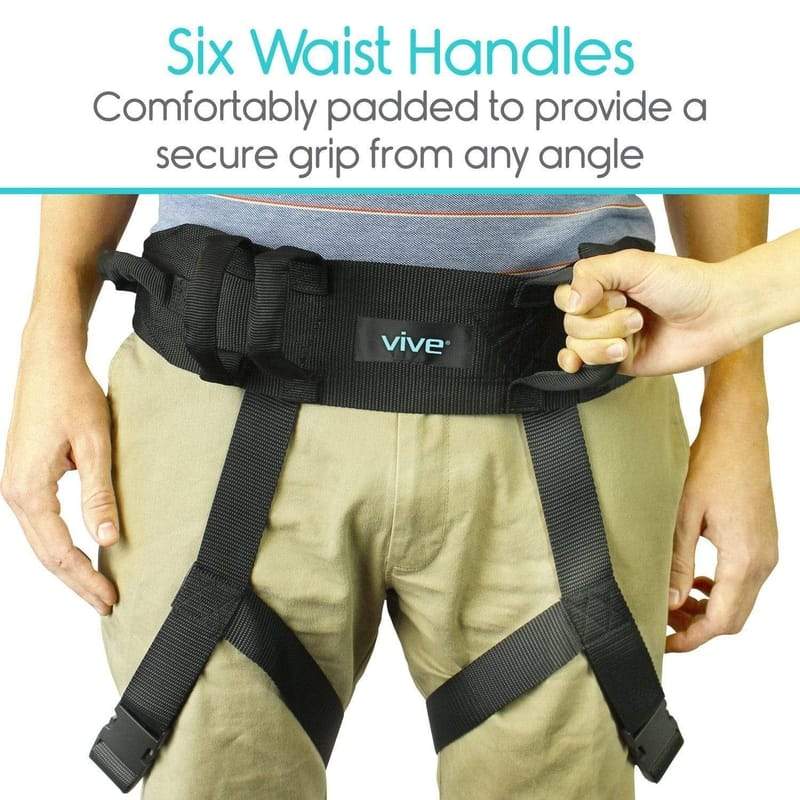 Vive Health Transfer Belt with Leg Straps