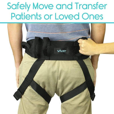 Vive Health Transfer Belt with Leg Straps