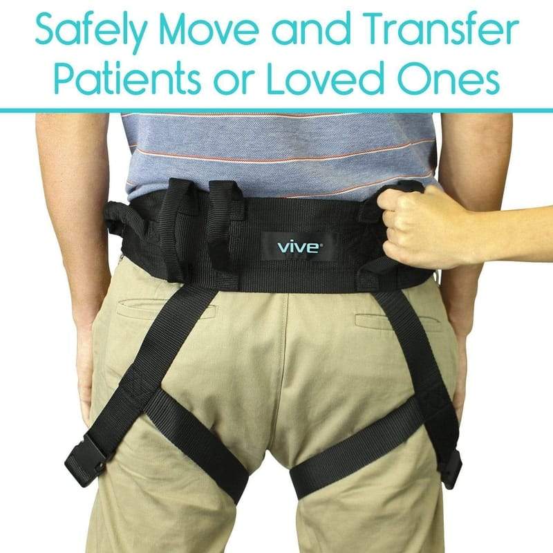 Vive Health Transfer Belt with Leg Straps