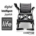 x7 ComfyGo Electric Wheelchair for travel front view 